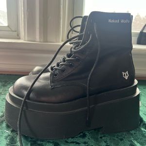 Naked Wolfe boots size 6 euc
